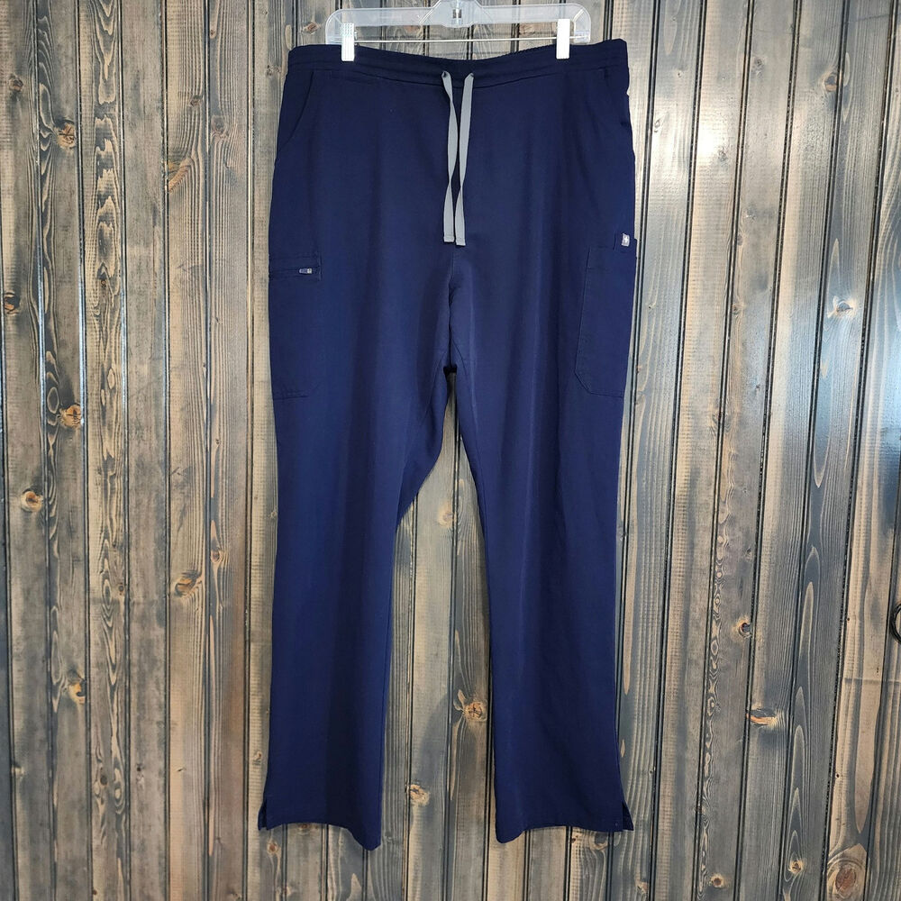 Figs Yola Skinny Scrub Pants Navy Size XL Tall